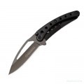 Нож Kosadaka складной 15.5/8см 250гр стальное лезвие/черная рукоять N-F29G